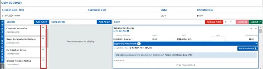 Screenshot from CQRS Local showing components pane